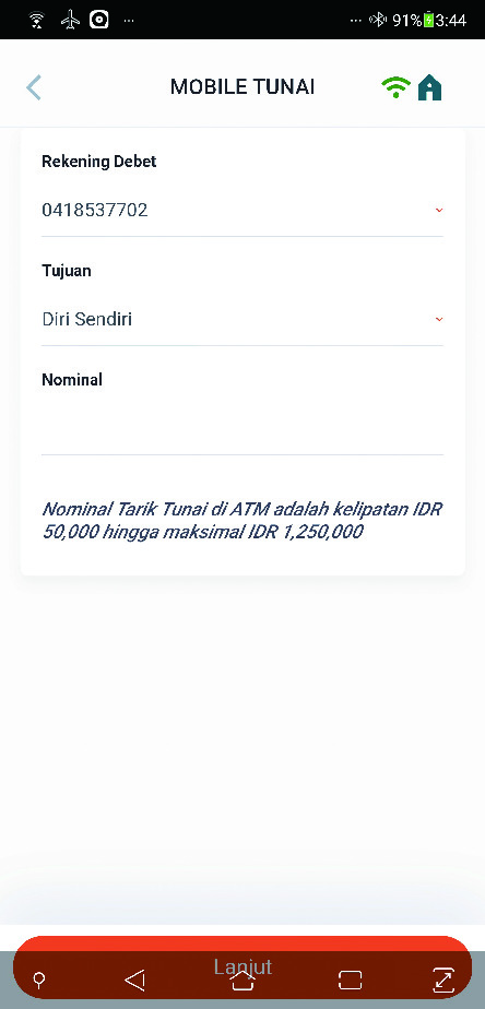 インドネシア銀行のモバイルアプリ