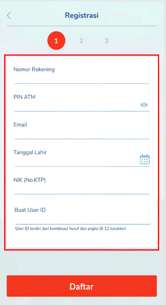 インドネシア銀行のモバイルアプリ